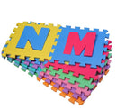 Tappeto Puzzle Gioco Bambini 36 Pezzi - 26 Lettere dell'Alfabeto e Numeri da 0-9 