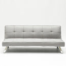 Divano Letto 175x83x74 cm in Tessuto Grigio