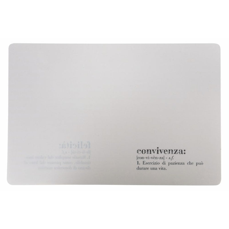 Set 6 Tovagliette Double Face 45x30x0,5 cm in PVC VdE Tivoli 1996 