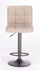 Set 2 Sgabelli Bar 42x51x92/113h cm Greyson Grigio Chiaro Vintage