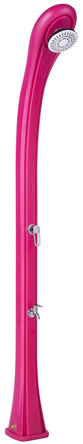Garden Solar Shower 28L Pink Mixer und Fußwascher prezzo