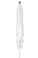 Ombrellone da Giardino 3x3 m Palo Ø48 mm in Alluminio e Poliestere Bianco