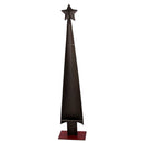 Albero metallo con strisce bianche rosso cm 14x9xh67,5