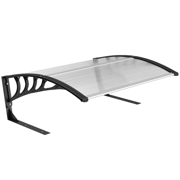 Pensilina da Esterno per Tagliaerba 100x81x43 cm Impermeabile e UV 30+ in Alluminio Bianco acquista