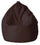 Avalli Brown Kunstleder Pouf Sitzsack