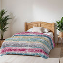 Trapunta Invernale Stampata in Microfibra 200gr Double Face Love Lines Varie Misure