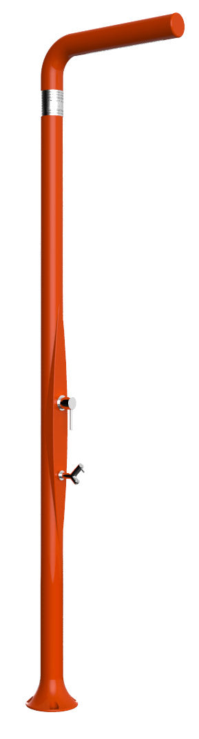 acquista Doccia da Esterno Giardino Miscelatore e Lavapiedi Arkema Funny Yang Arancio