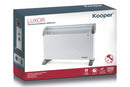 Termoconvettore Elettrico 2000W Kooper Luxor Bianco