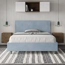 Letto Matrimoniale Adele Azzurro Varie Misure