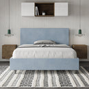 Letto Matrimoniale Adele Azzurro Varie Misure