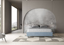 Letto Matrimoniale Large Azelia Azzurro Varie Misure