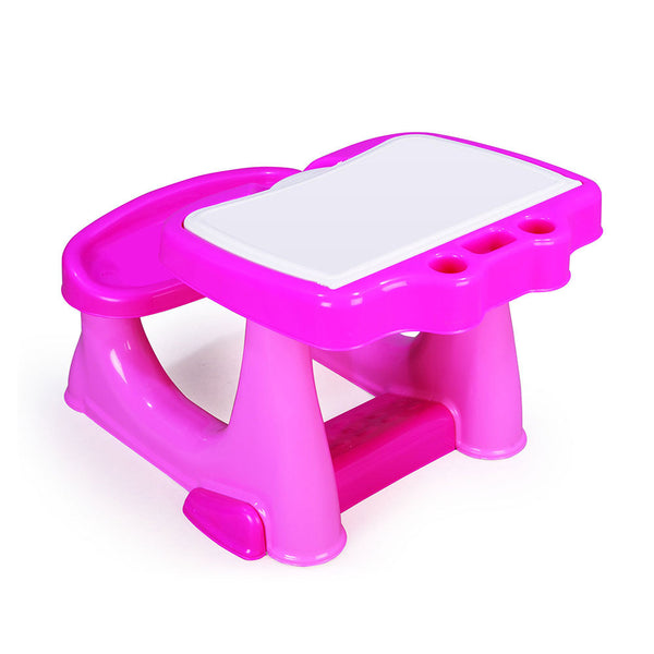 prezzo Erste rosa Schulbank mit Fach für Kinderschreibwaren