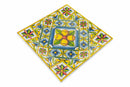Set 6 Piatti Quadrati in Porcellana 30x30 cm Villa d'Este Home Tivoli Costiera