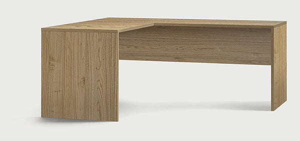 sconto Scrivania da Ufficio Angolare Sinistra 180x76x169 cm Noce Stelvio