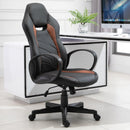 Sedia da Gaming Ergonomica in Similpelle  Marrone e Nera