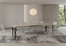 Tavolo Allungabile 180-440x90x77 cm Karamay Cashmere Telaio Antracite 