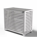 Cover Pompa di Calore 105x65x150 cm installazione a terra vicino la parete Big Blade VL Bianco 