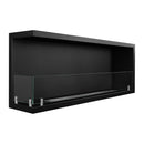 Camino a Bioetanolo da Incasso ad angolo 120x22,4x45 cm Sutri 120 SX Nero 