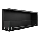 Camino a Bioetanolo da Incasso ad angolo 120x22,4x45 cm Sutri 120 SX Nero 
