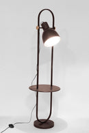 Lampada da Terra Piantana Ø38x141 cm 1 Luce E27 con Mensola