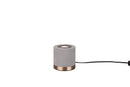 Lampada tavolo da Interno a LED in Tessuto Grigio