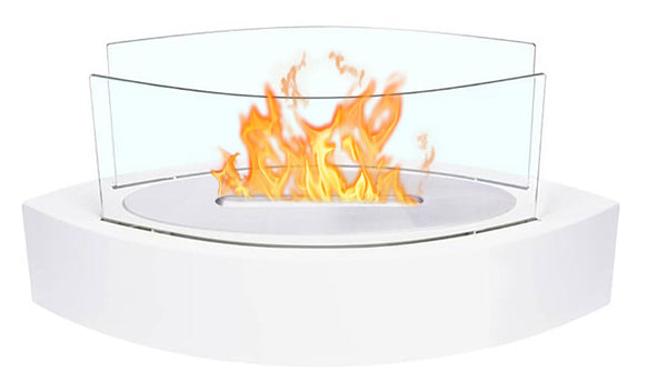 Bioethanol Tischkamin 50,5x23,5 cm Menzi Elfenbeinweiß prezzo