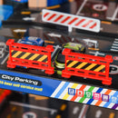 Garage Giocattolo per Bambini 64x59x113 cm 7 Livelli con Ascensore Multicolore