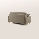 Divano Letto 3 Posti 200x94x97 cm in Tessuto Marrone