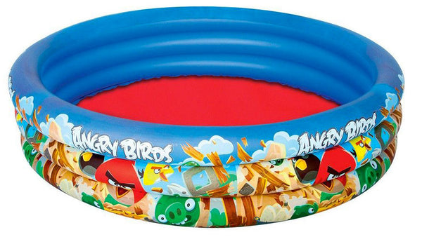 Aufblasbarer Pool für Kinder 3 Ringe Ø152x30 cm Bestway Angry Birds 96108 acquista