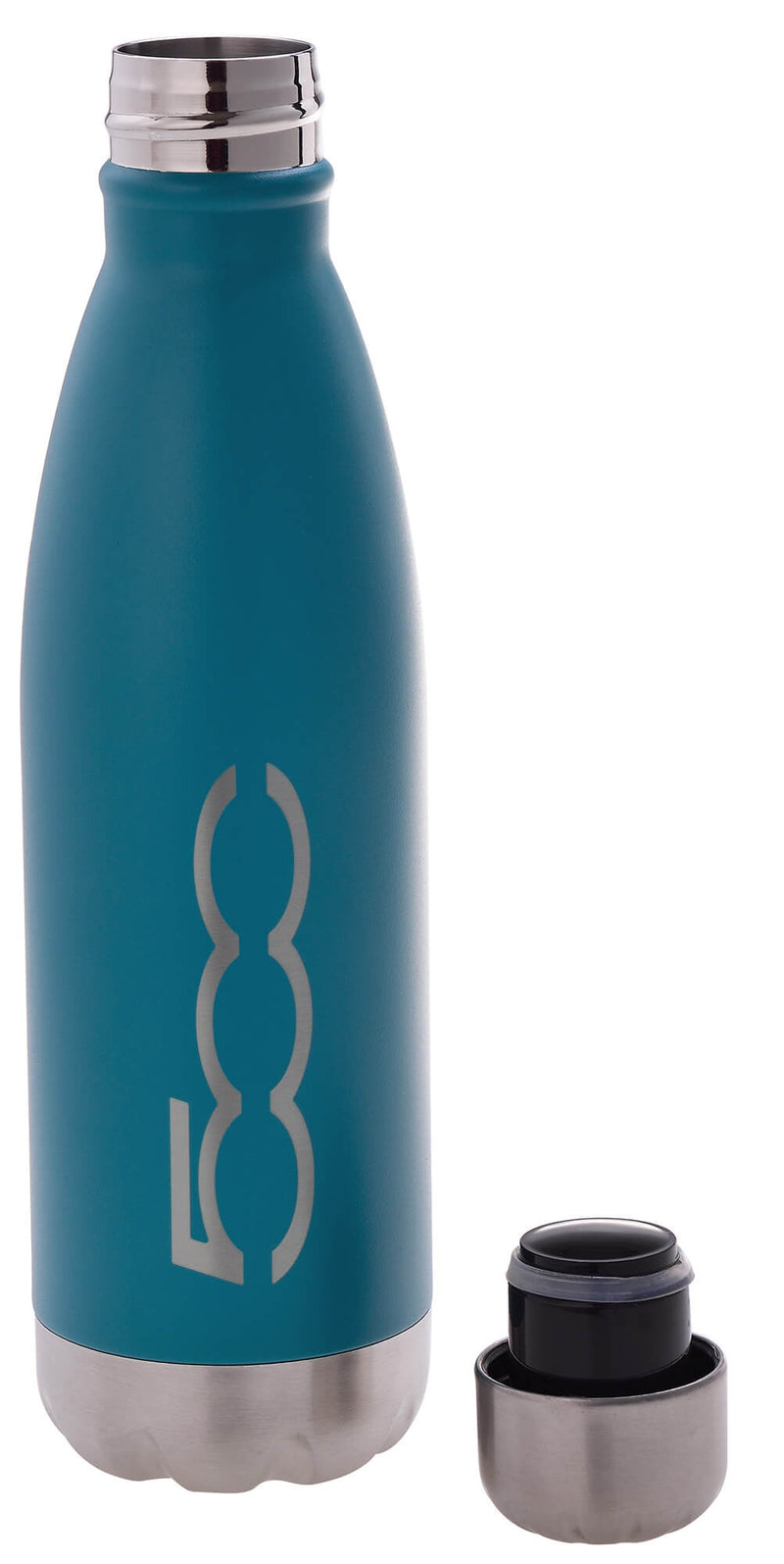 Borraccia Termica 500 ml con Coperchio in Acciaio Fiat Blu