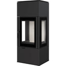 Stufa a Legna 5,5/10KW in Acciaio Flig Stanton Plus Nera