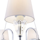 Lampadario Modern in Metallo Florero Cromo