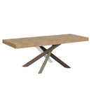 Tavolo Allungabile 200-460x90x77 cm Volantis Premium Quercia Natura Telaio 4C 