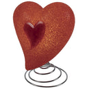 Lampada Cuore 15x5x15 cm con Led Rossa
