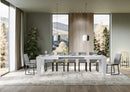 Tavolo Allungabile 200/304x90x77 cm Spimbo Bianco Frassino  