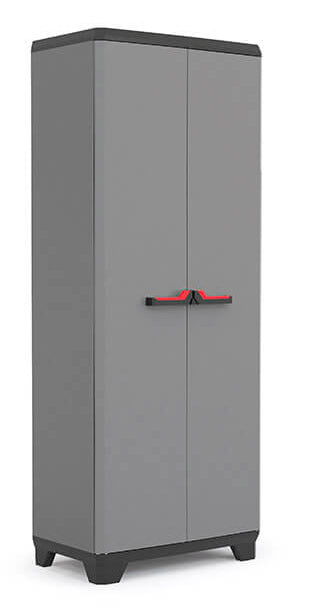 Armadio Portascope da Esterno 3 Ripiani 68x39x173H cm in Plastica Keter Stilo Grigio prezzo