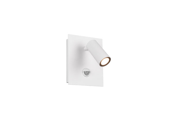 online LED-Außenwandleuchte aus mattweißem Aluminium