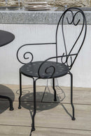 Sedia da Giardino 49x48xh90 cm in Metallo New Old Antracite