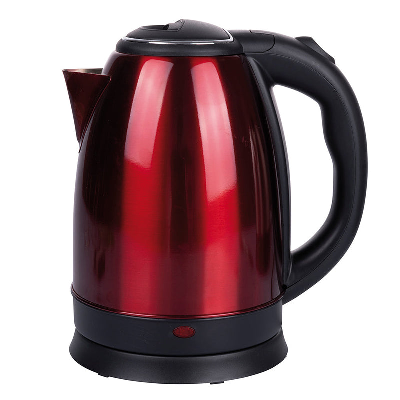 Bollitore Elettrico 1,8 Litri 1800W Kooper in Acciaio Rosso