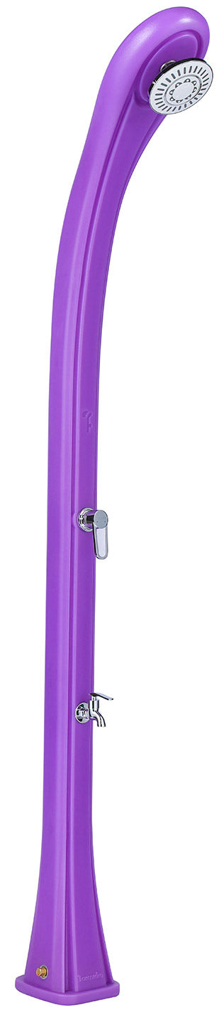 acquista Garden Solar Shower 28L Purple Mixer und Fußwascher