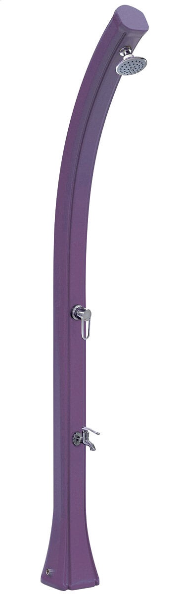 Garden Solar Shower 25L Purple Mixer und Fußwascher sconto