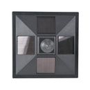 Lampione da Giardino Led a Energia Solare Nero 120 cm 