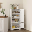 Credenza Cucina 58,2x30x123 cm con 2 Armadietti in MDF Bianco  