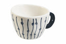 Set 6 Tazzine Caffè 90 ml in Gres Villa d'Este Home Tivoli Masai Blue