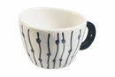 Set 6 Tazzine Caffè 90 ml in Gres Villa d'Este Home Tivoli Masai Blue