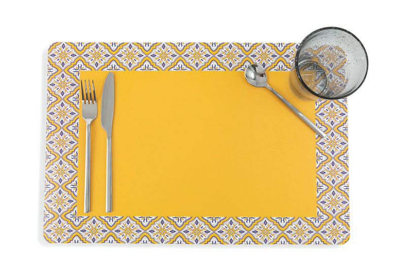 Set 6 Tovagliette 45x30 cm in Plastica Villa d'Este Home Tivoli Sicilia Vari Colori