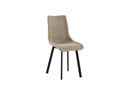 Set 4 Sedie Iris 45x56x86 cm in Tessuto Easy-Clean Beige       