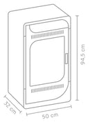 Bidet Sospeso in Ceramica 54x36x27cm TFT Galaxy Bianco