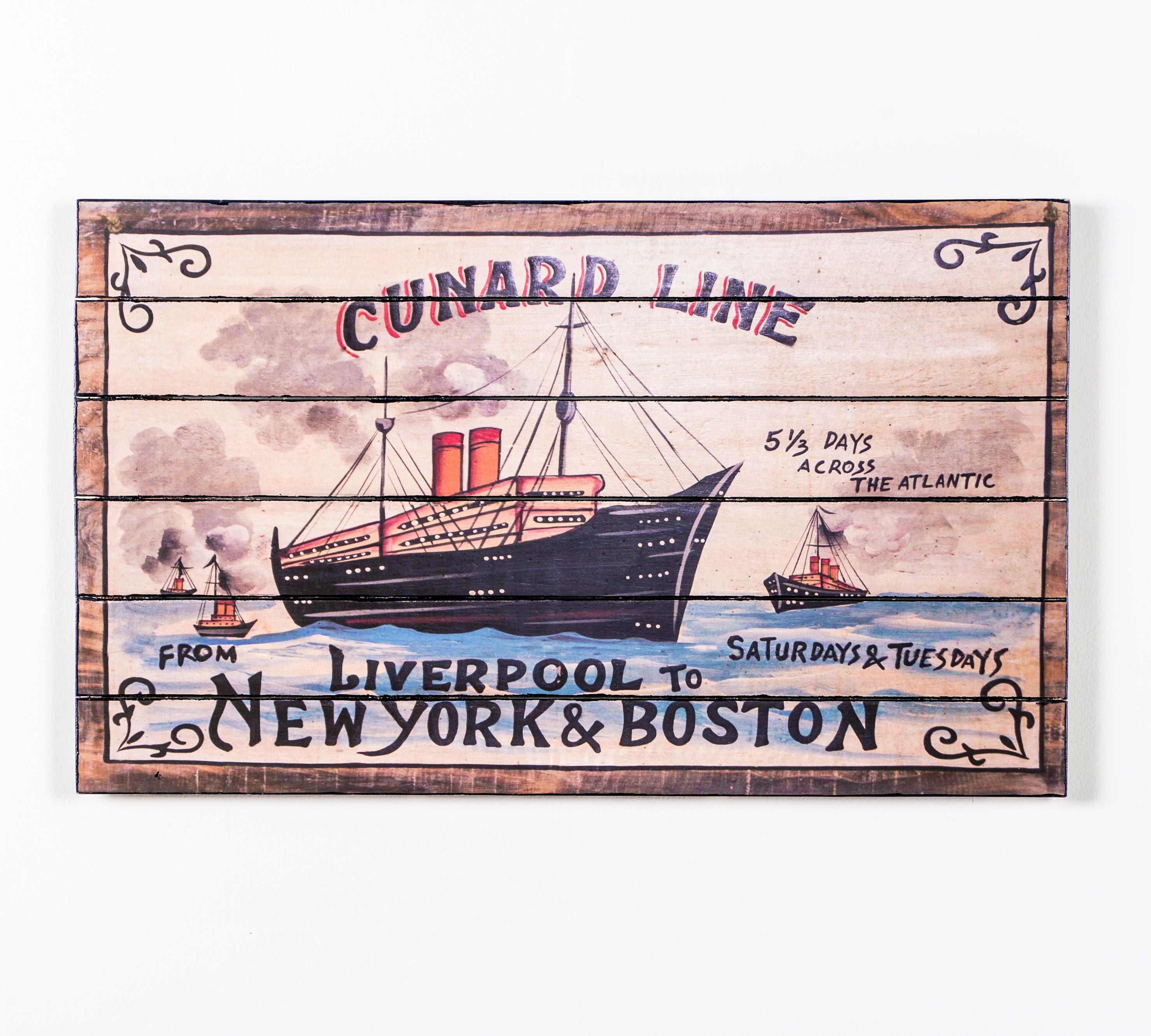 Holztafel mit Drucken....