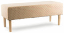 Panca in Tessuto 100x40x40 cm Soriani Cuori
